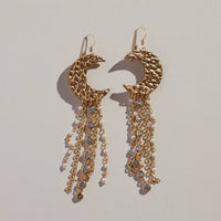 Nickel & Suede - Hammered Athena Earrings