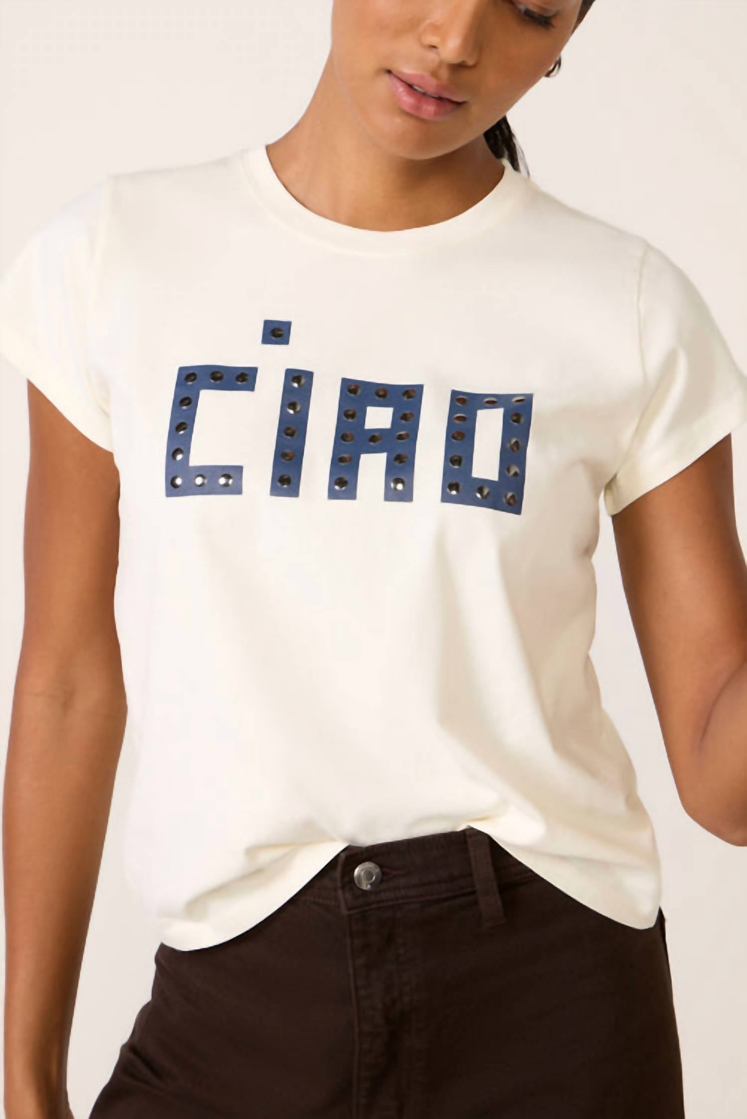 Clare V. - Block Ciao Classic Tee