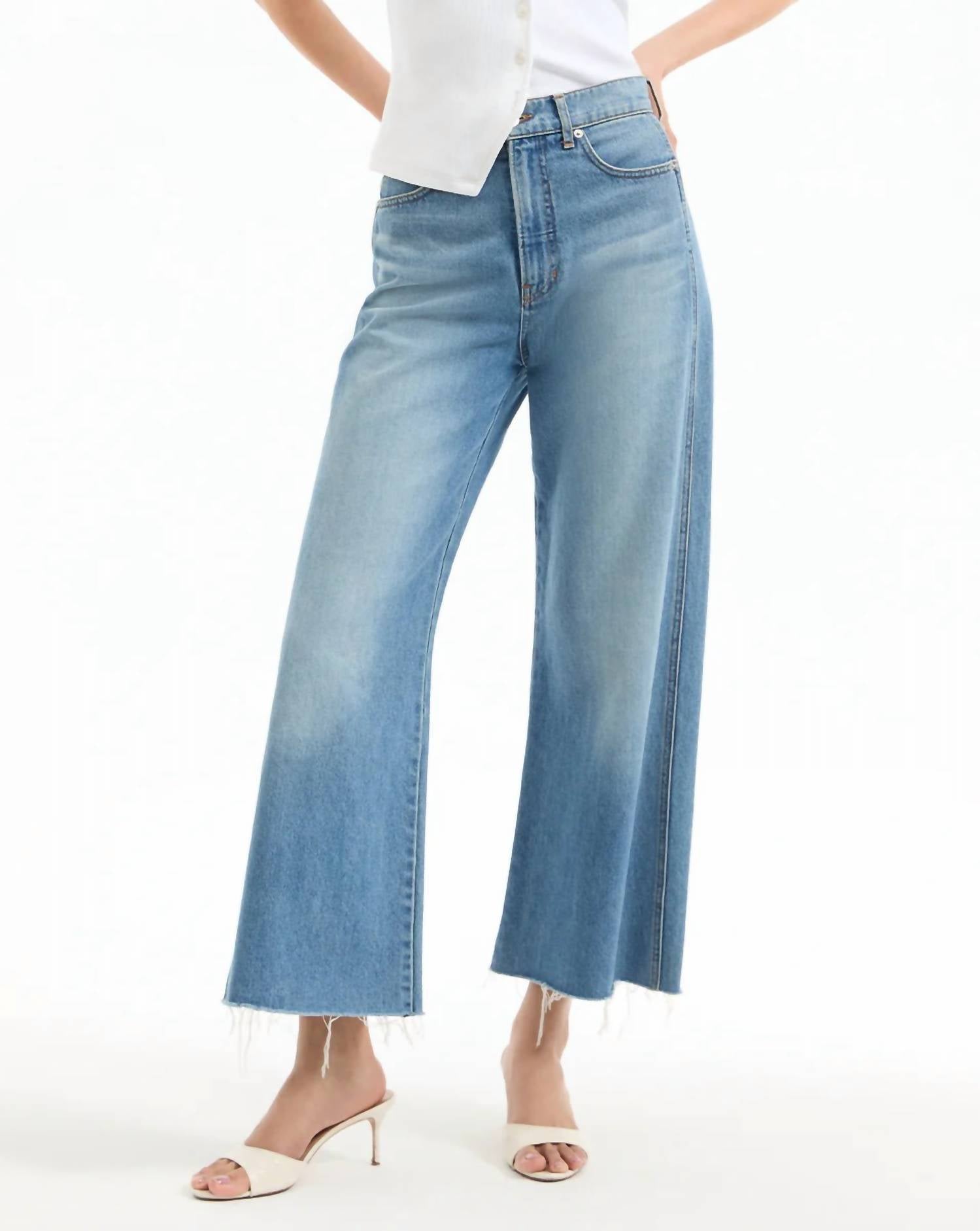 Veronica Beard - Taylor Cropped Wide-leg Jean