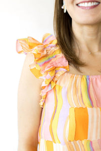 Fate - Celine Ruffle Shoulder Top