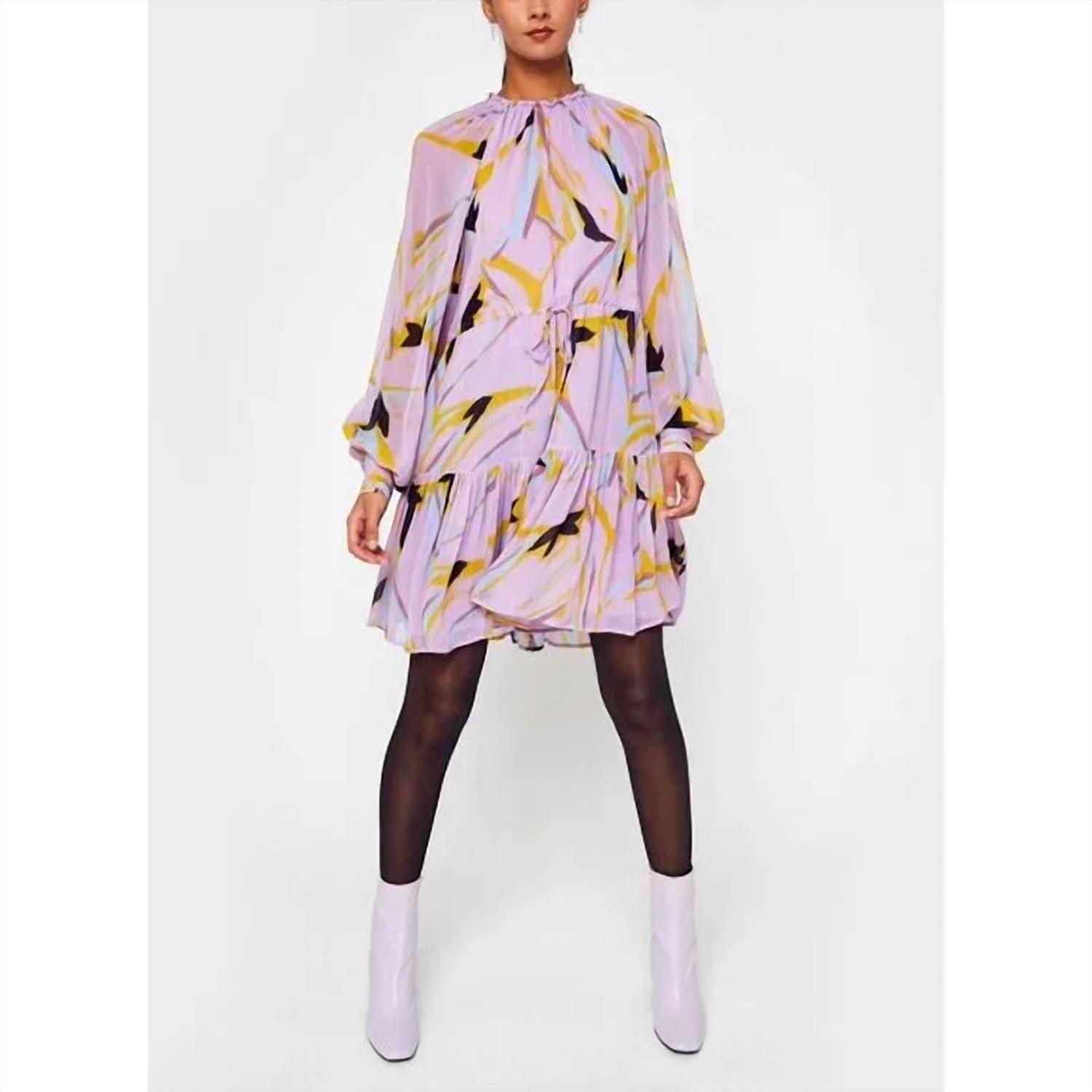Essential Antwerp - Chives Print Dress