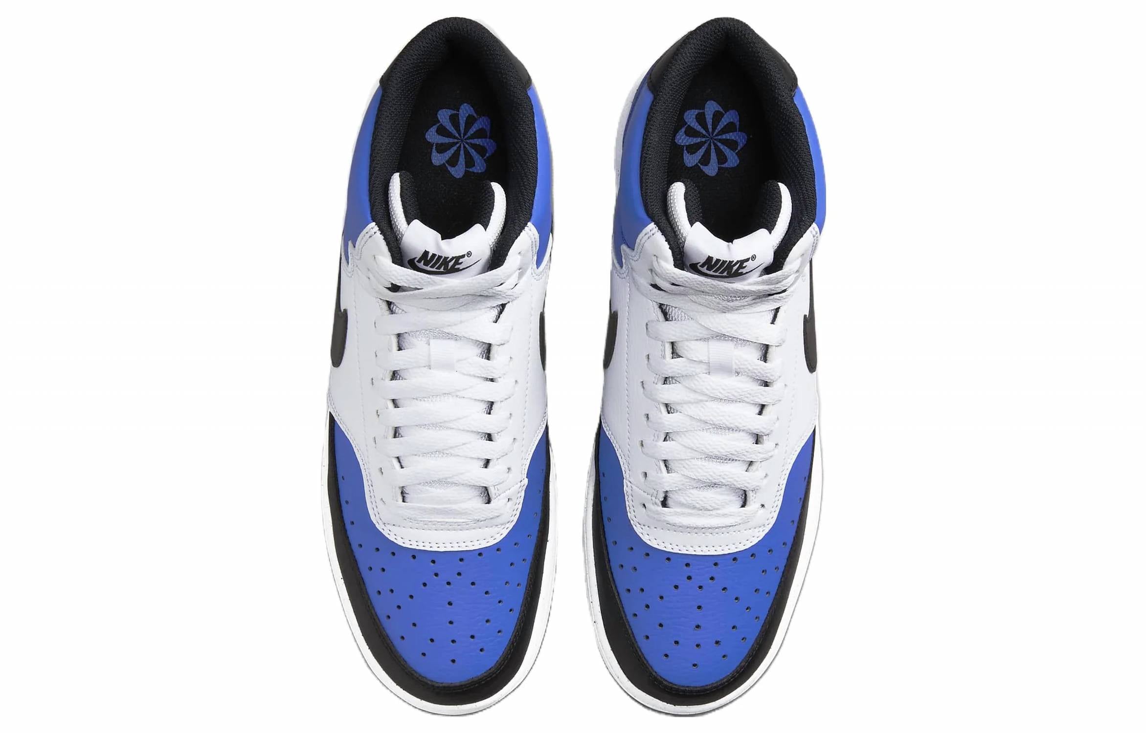 NIKE Men's Court Vision Mid Shoes in game royal white - men's shoe - view 4