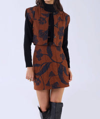 Beyond By Vera - Lennon Floral Mini Skirt