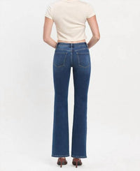 VERVET BY FLYING MONKEY Miranda Relaxed Bootcut Jeans in revere - women's jeans - view 5