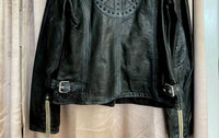 Mauritius - Maysie Leather Peace Sign Jacket