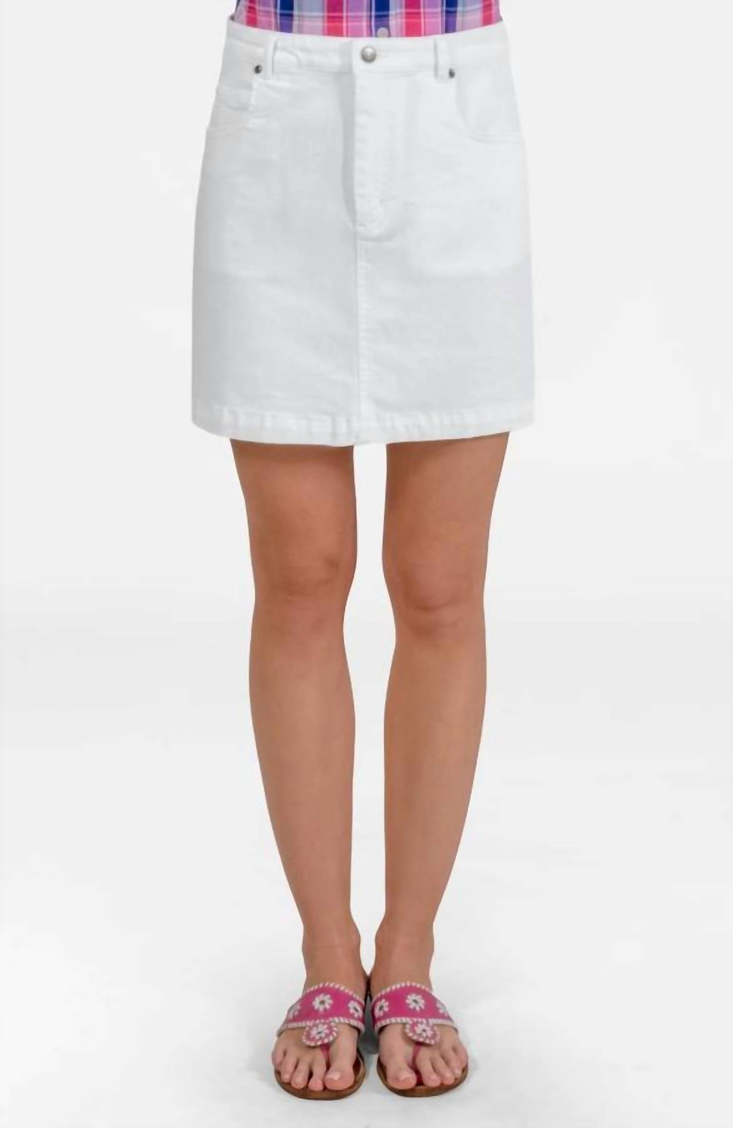 Gretchen Scott - Mighty Cute Denim Mini Skirt