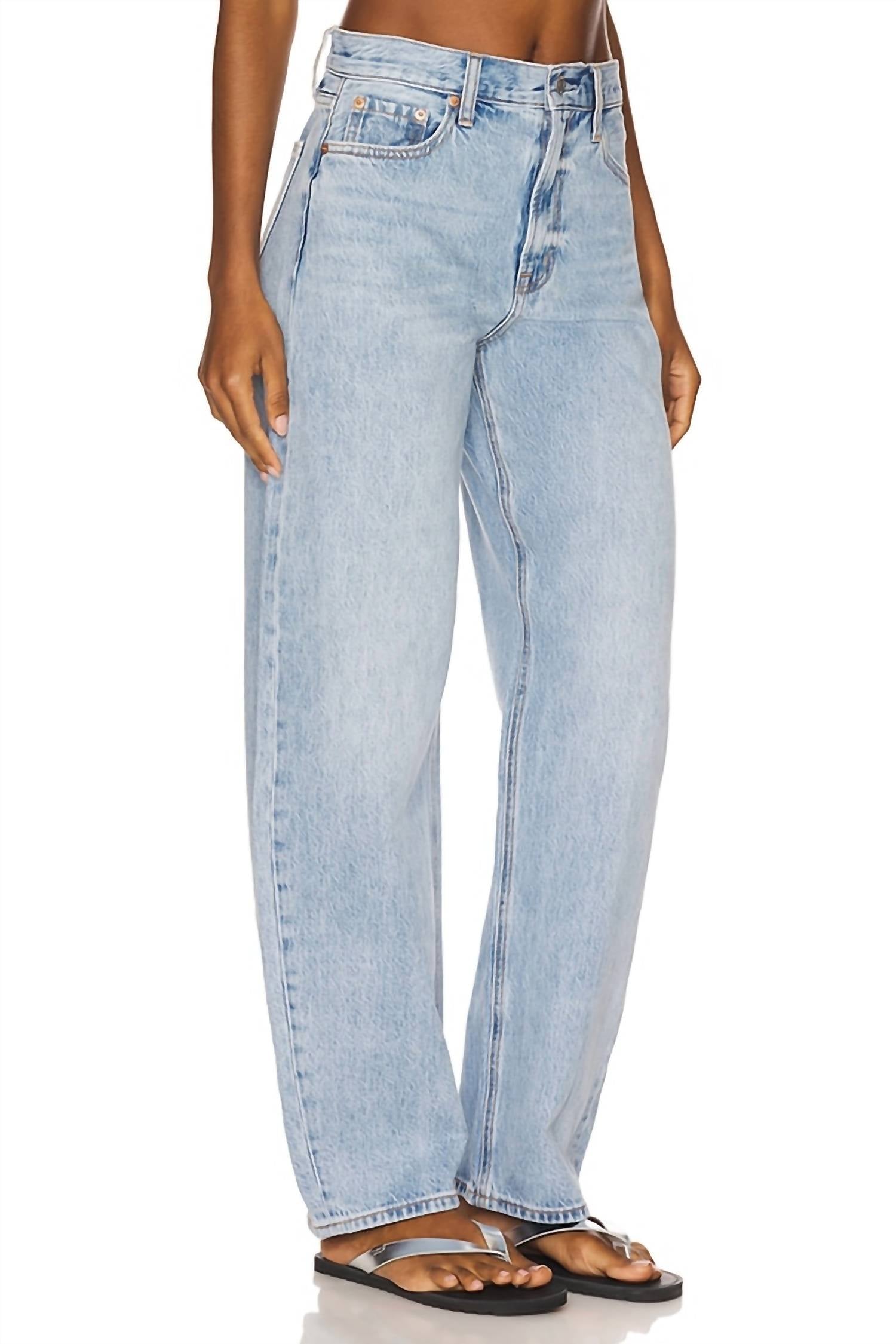 Pistola - Wes High Rise Barrel Jeans