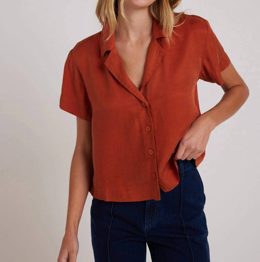 Bella Dahl - Short Sleeve Flowy Fall Button Down