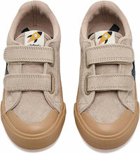 Victoria - Kid's Tribu Wide Fit Split Leather & Contrast Sneakers