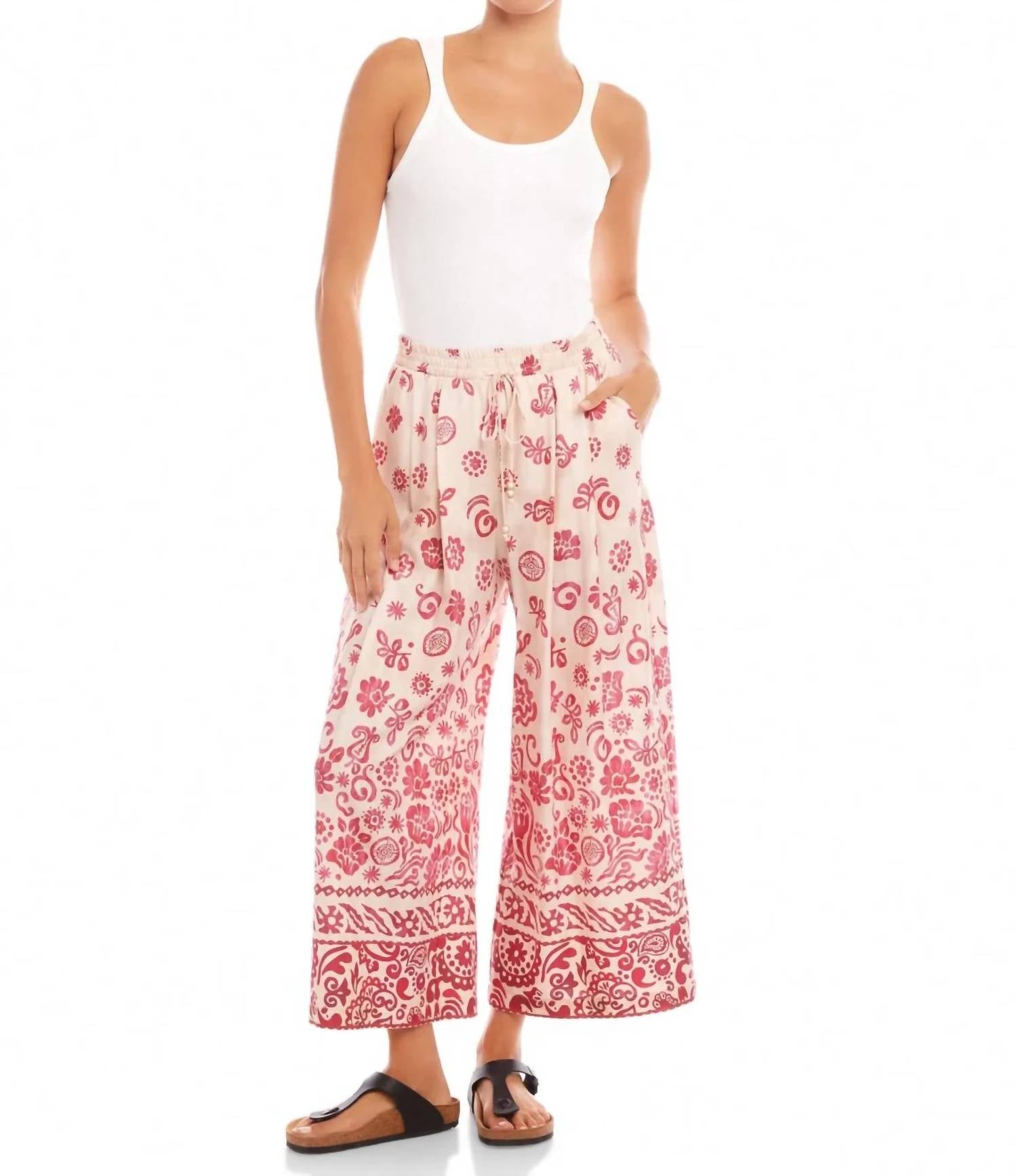 Fifteen Twenty - Etta Border Pants