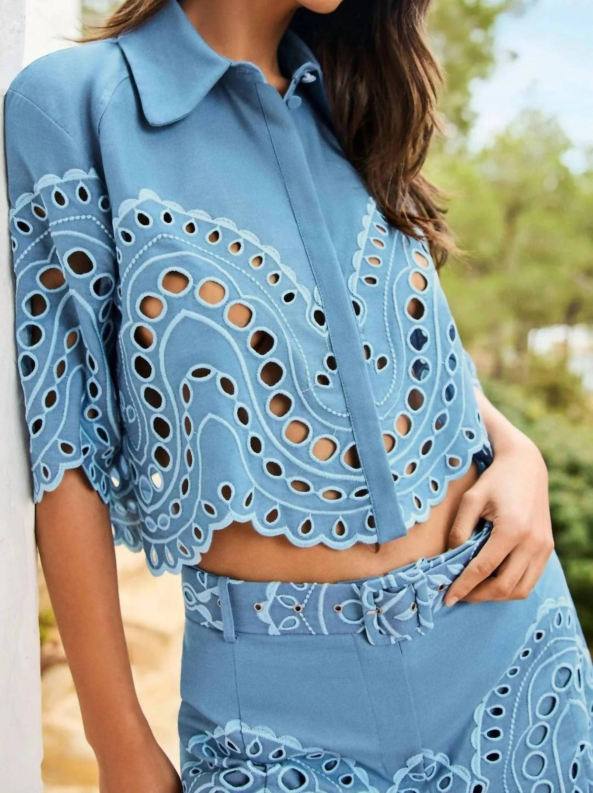 Charo Ruiz - Storm Embroidered Blouse