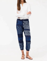 Johnny Was - BANDANA EMBROIDERED PANT