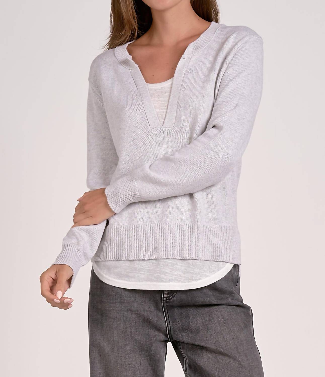 Elan - Layered V-neck Sweater
