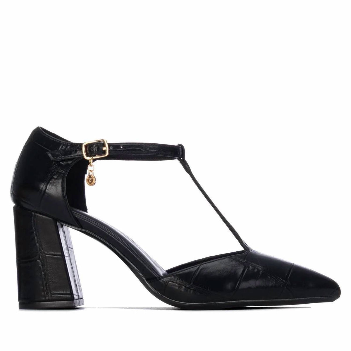 Xti - Women's Casual Pointed Toe Strap Heels Pumps