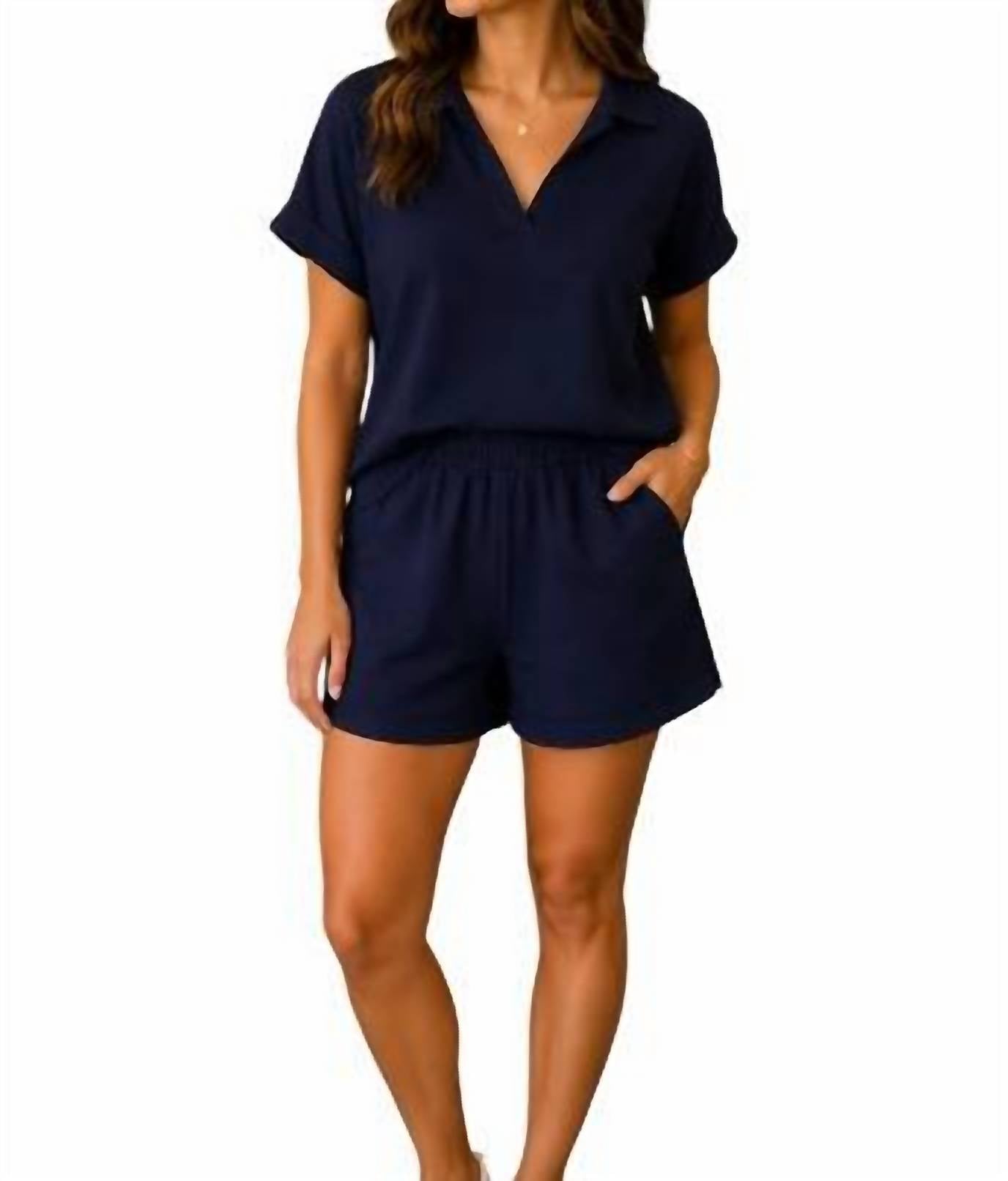 Yelete - Relaxed Thin Modal Scuba Pull-On Shorts