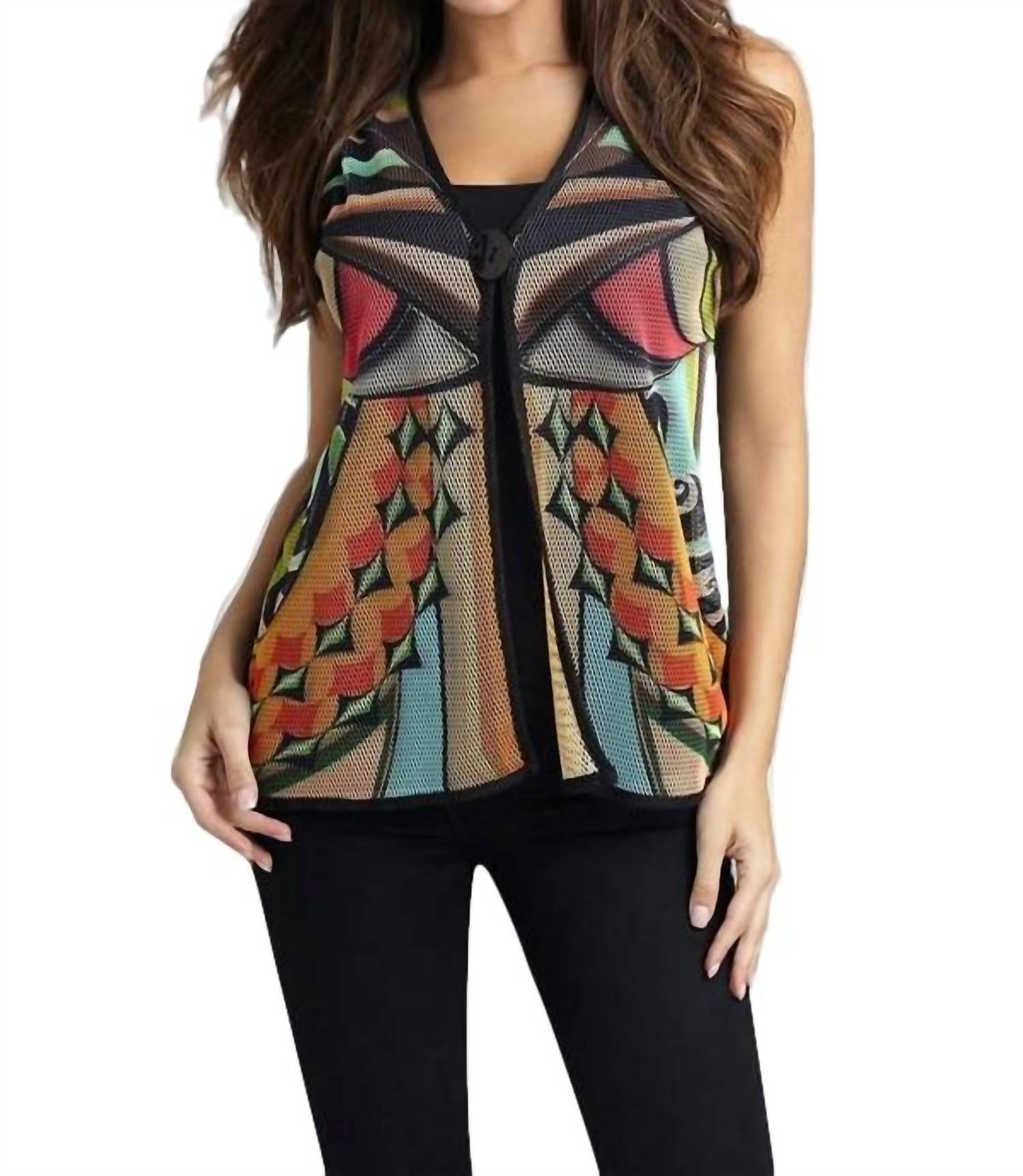 Southwest Long Vest