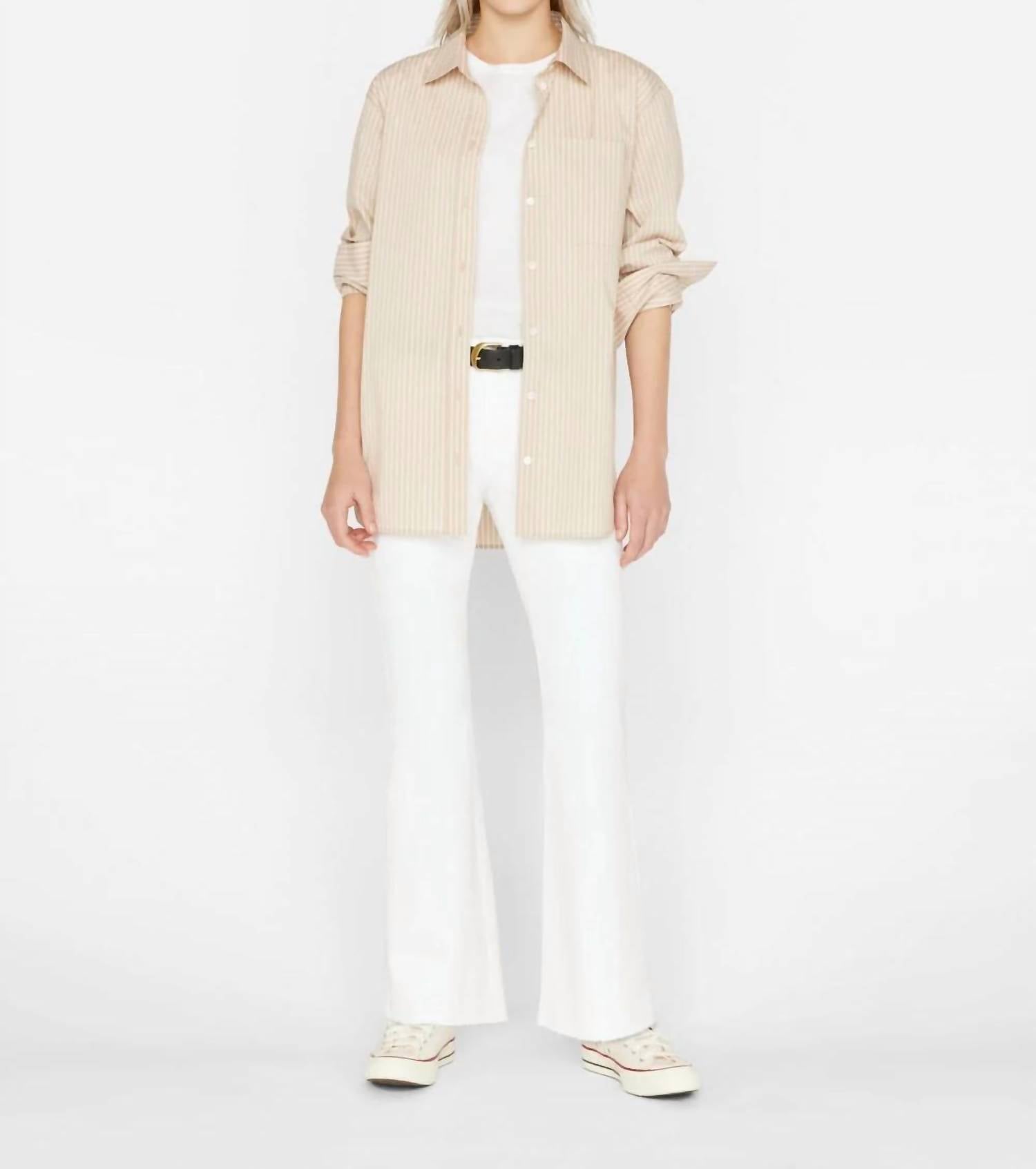 Frame - Women's Le Easy Flare Raw Fray Pants