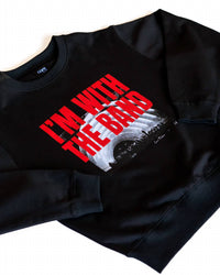 Care Tucker - 90’s Baggy Crewneck I'm With The Band Sweatshirt