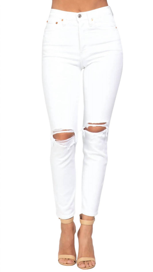 Re/Done - 90's High Rise Ankle Crop Jeans