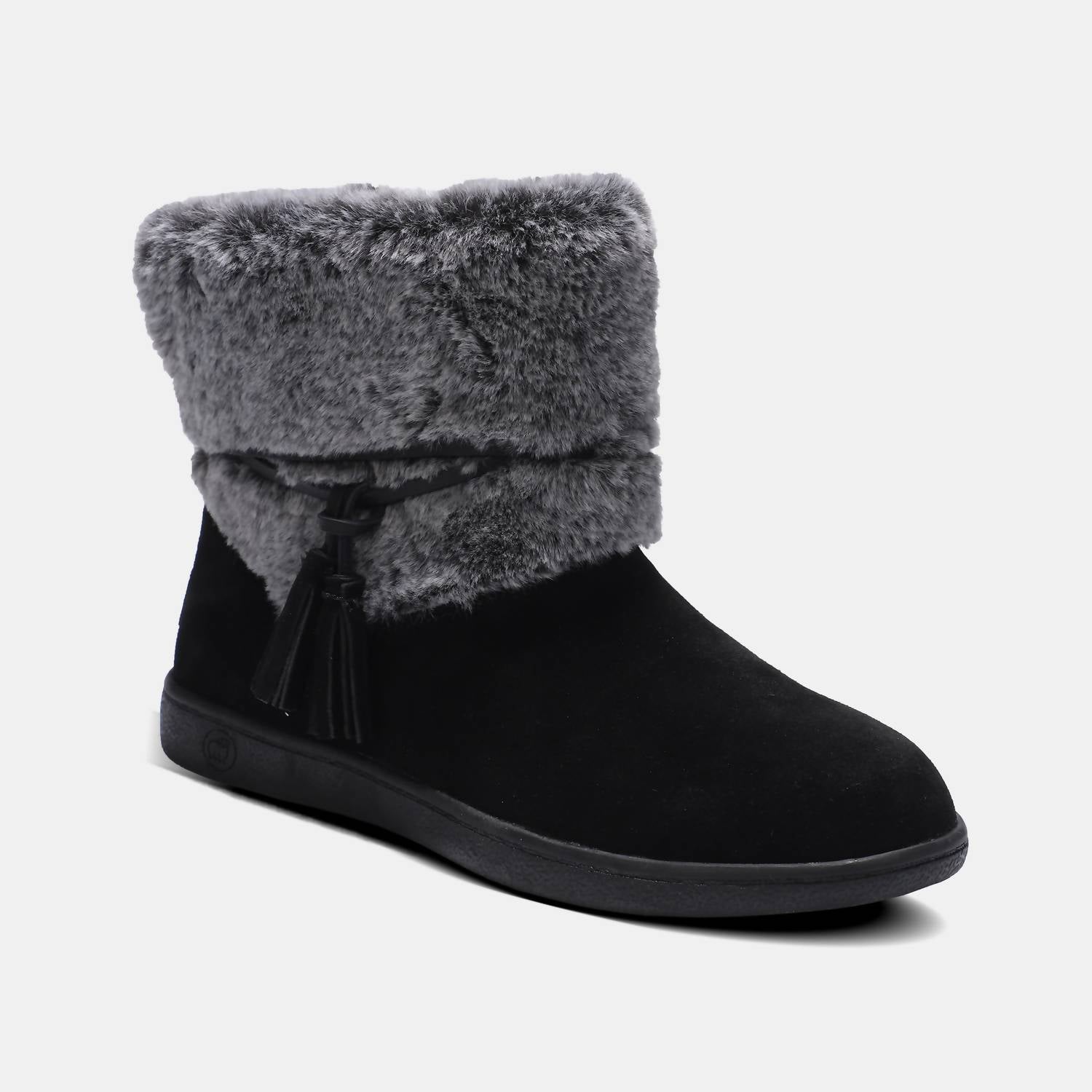 Lamo - Women's Dharma Suede And Fur Collared Boot