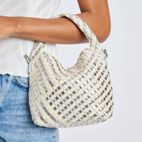 Moda Luxe - Women's Jessamine Woven Crossbody Bag