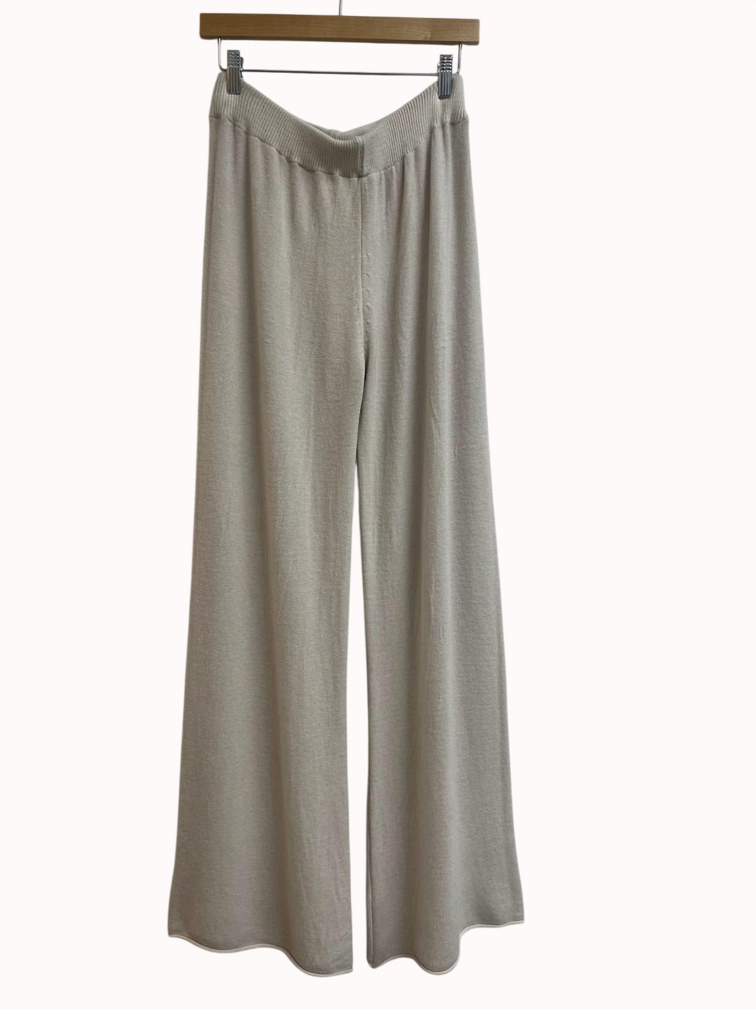Milio Milano - WOMEN'S ITALIAN KNIT FLARED PANT