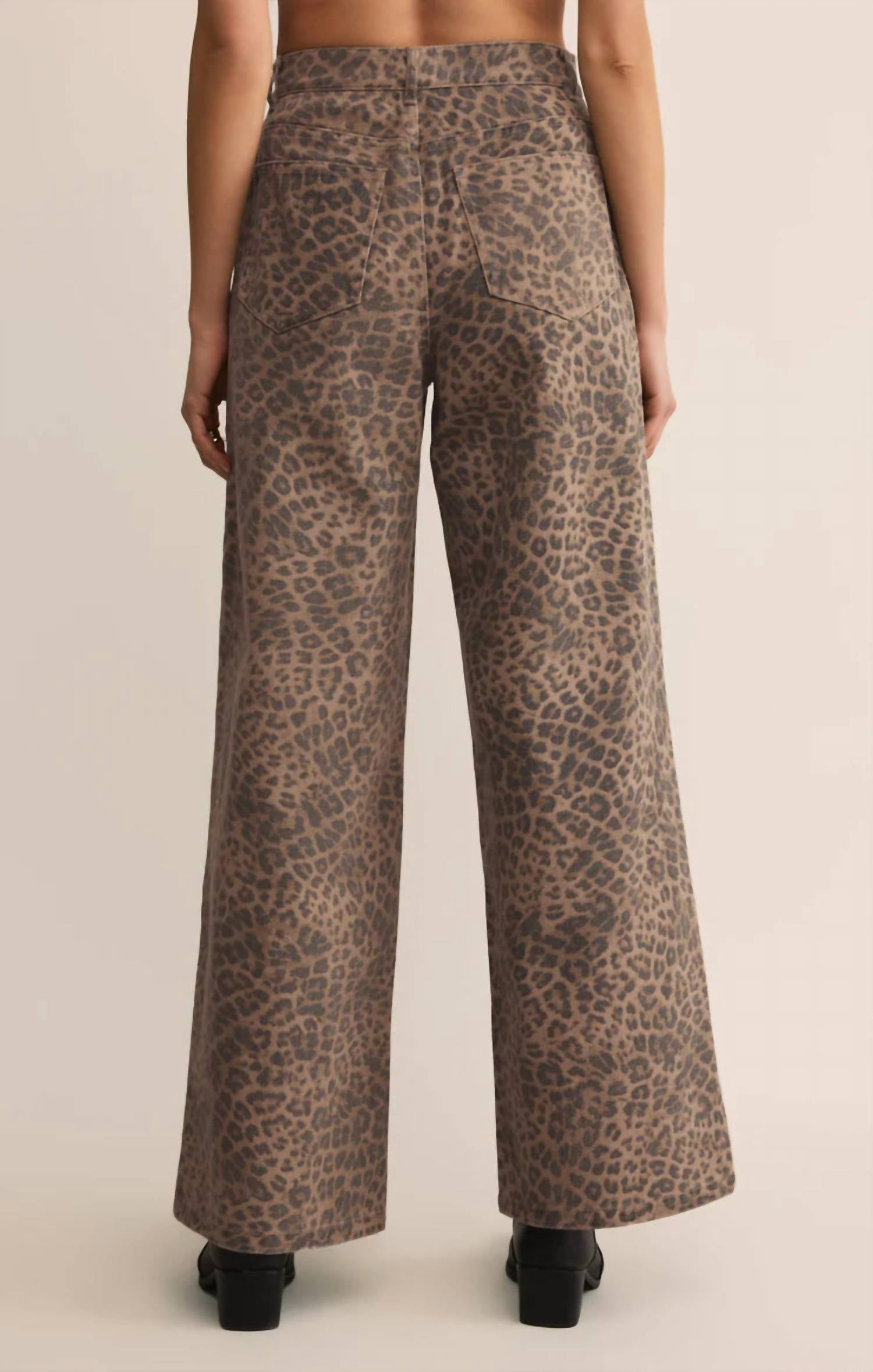 Z Supply - Marli Leopard Denim Pant