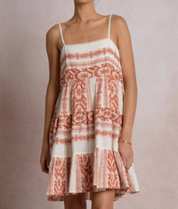 Elan - Andi Spaghetti Strap Mini Dress