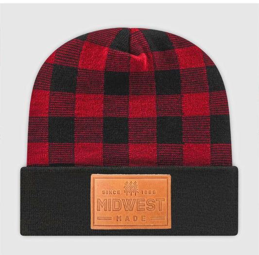 Cows X Cacti - Midwest Plaid Beanie