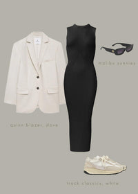 Withblack - Nana Rib Midi Dress