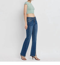 Lovervet - Western Star Flare Leg Denim Jeans