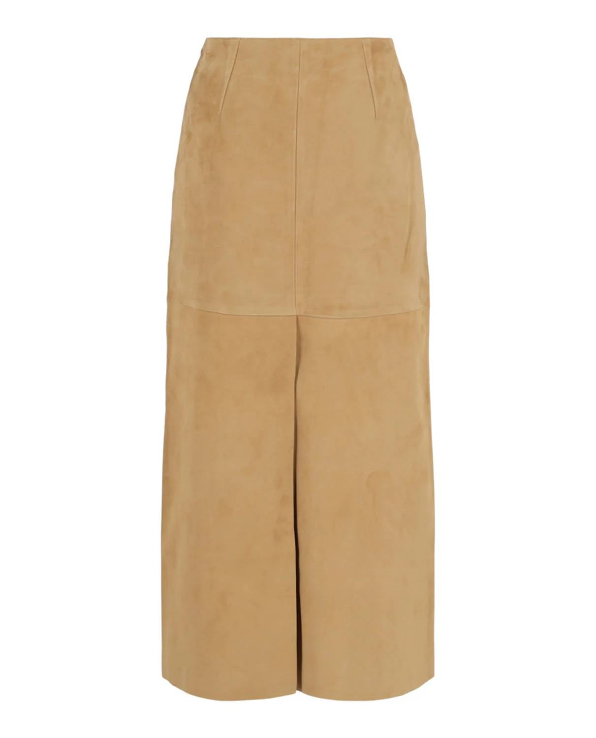 Salvatore Ferragamo - Women's Lambskin Leather Pencil Skirt