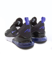 NIKE Men's Air Max 270 Essential Running Shoes in black purple - men's shoe - view 5