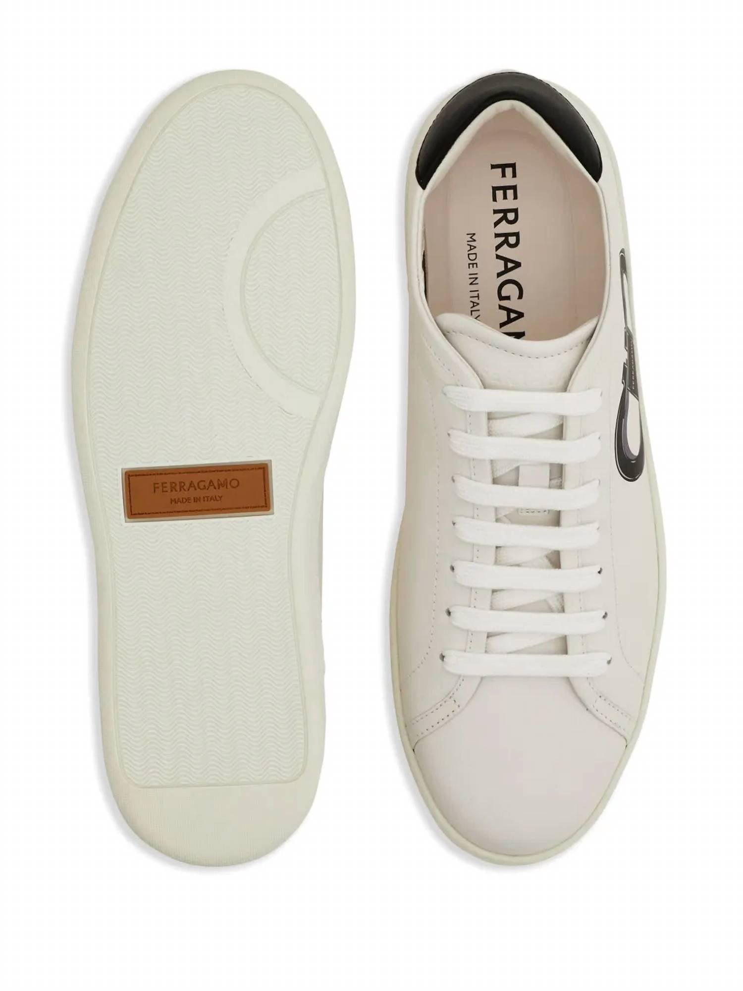Salvatore Ferragamo - Men's Double Gancini Sneakers