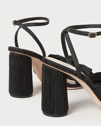 Loeffler Randall Women's Camellia Pleated Bow Heel in black - women's heels - view 4
