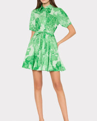 Milly - Juni Printed Poplin Dress
