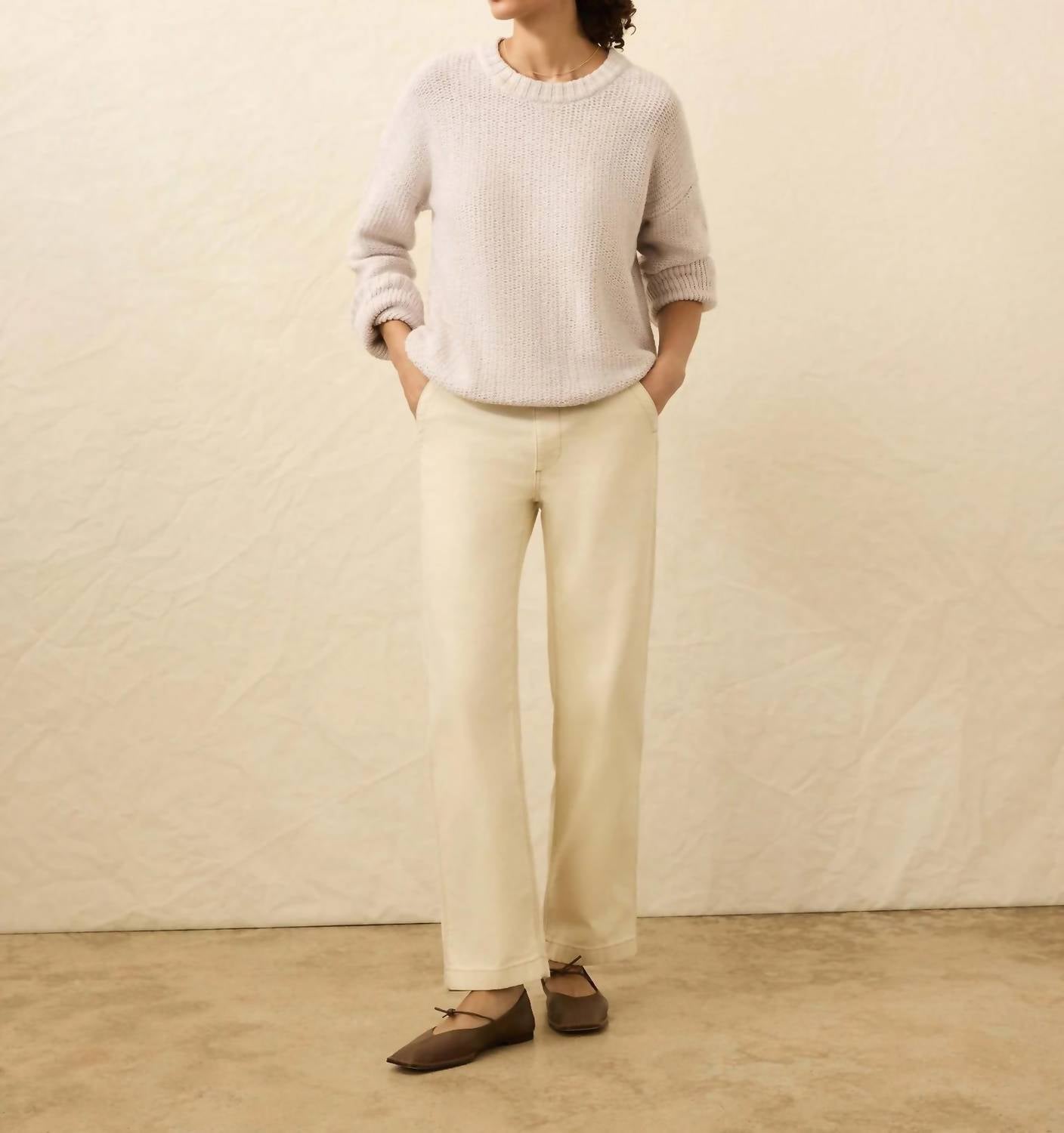Faherty - Heirloom Cotton Relaxed Crew Sweater
