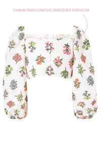 Marlo - Girl's Lillian Embroidered Top