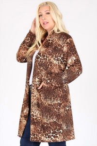 Emetla - Leopard Print Cardigan