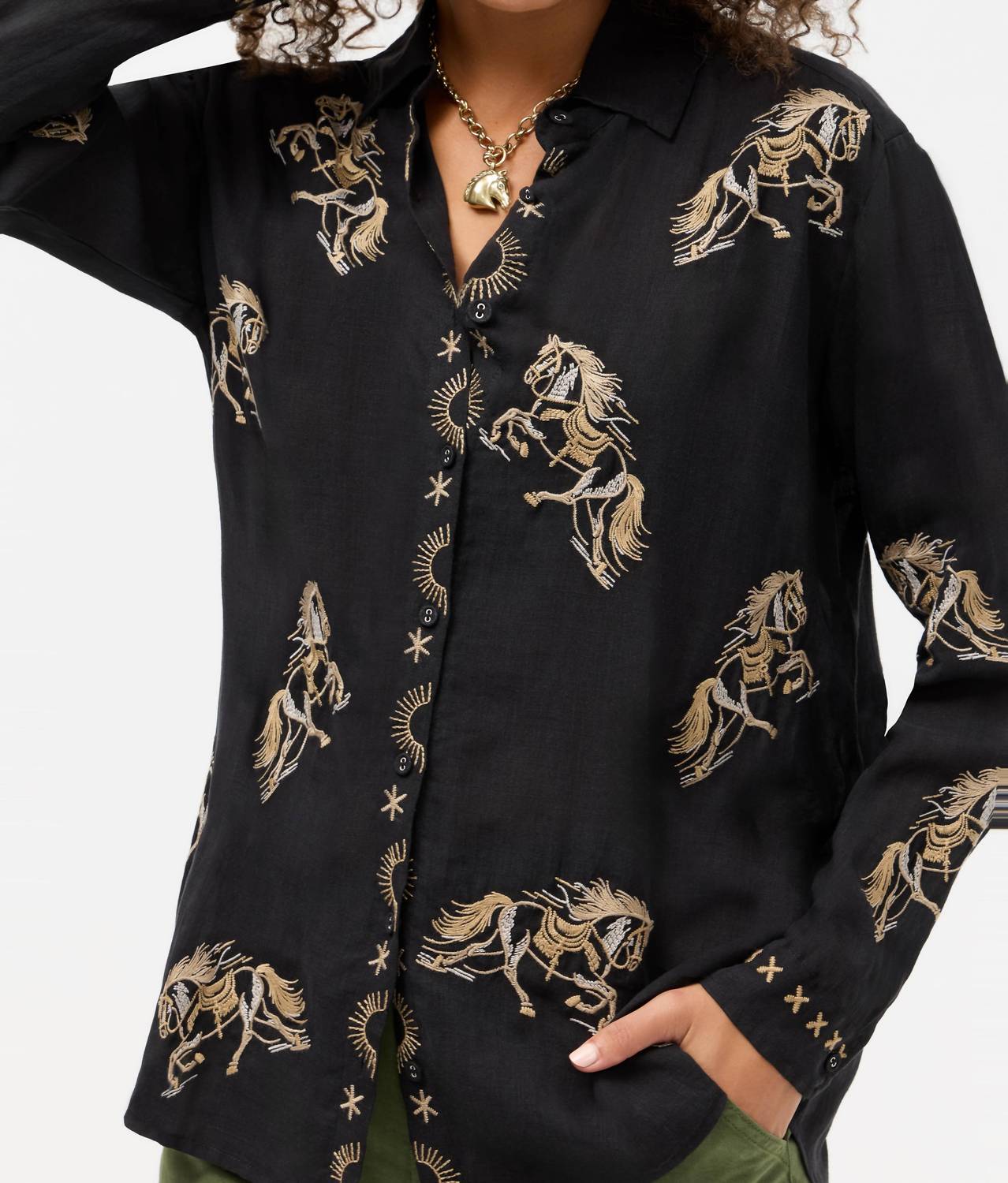 Johnny Was - CHEVAL OVERSIZED SHIRT