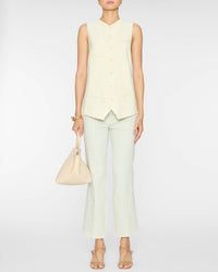 FRAME Reboot Crop Jeans in seamist stripe - women's pants - view 4