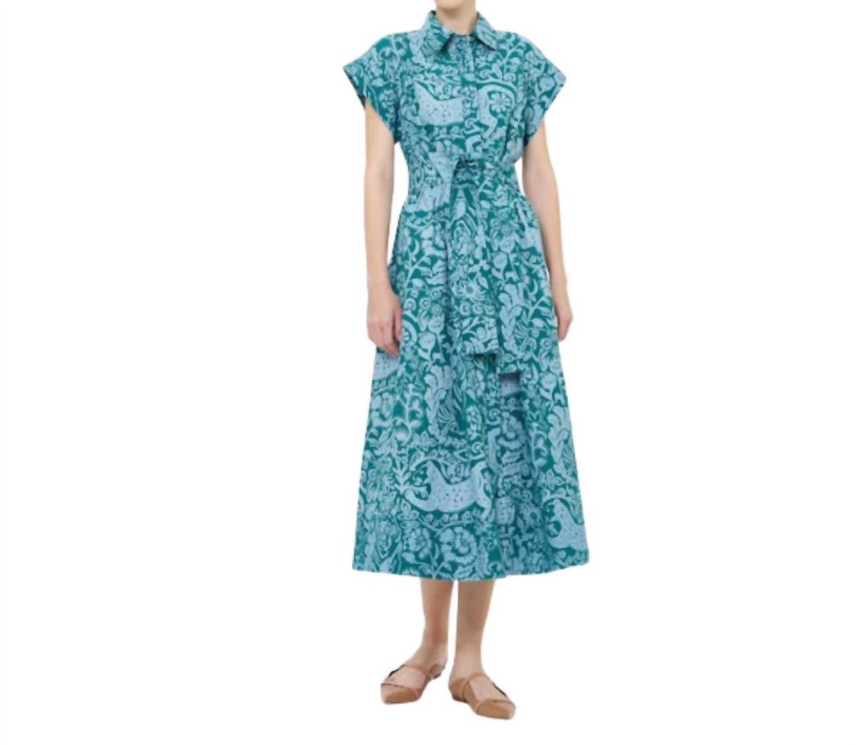 Oliphant - Belted Shirt Dress