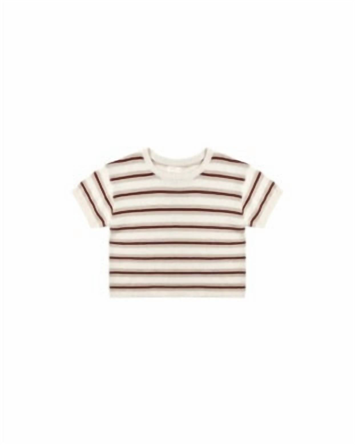Rylee + Cru - Kid's Boxy Crop Knit Tee
