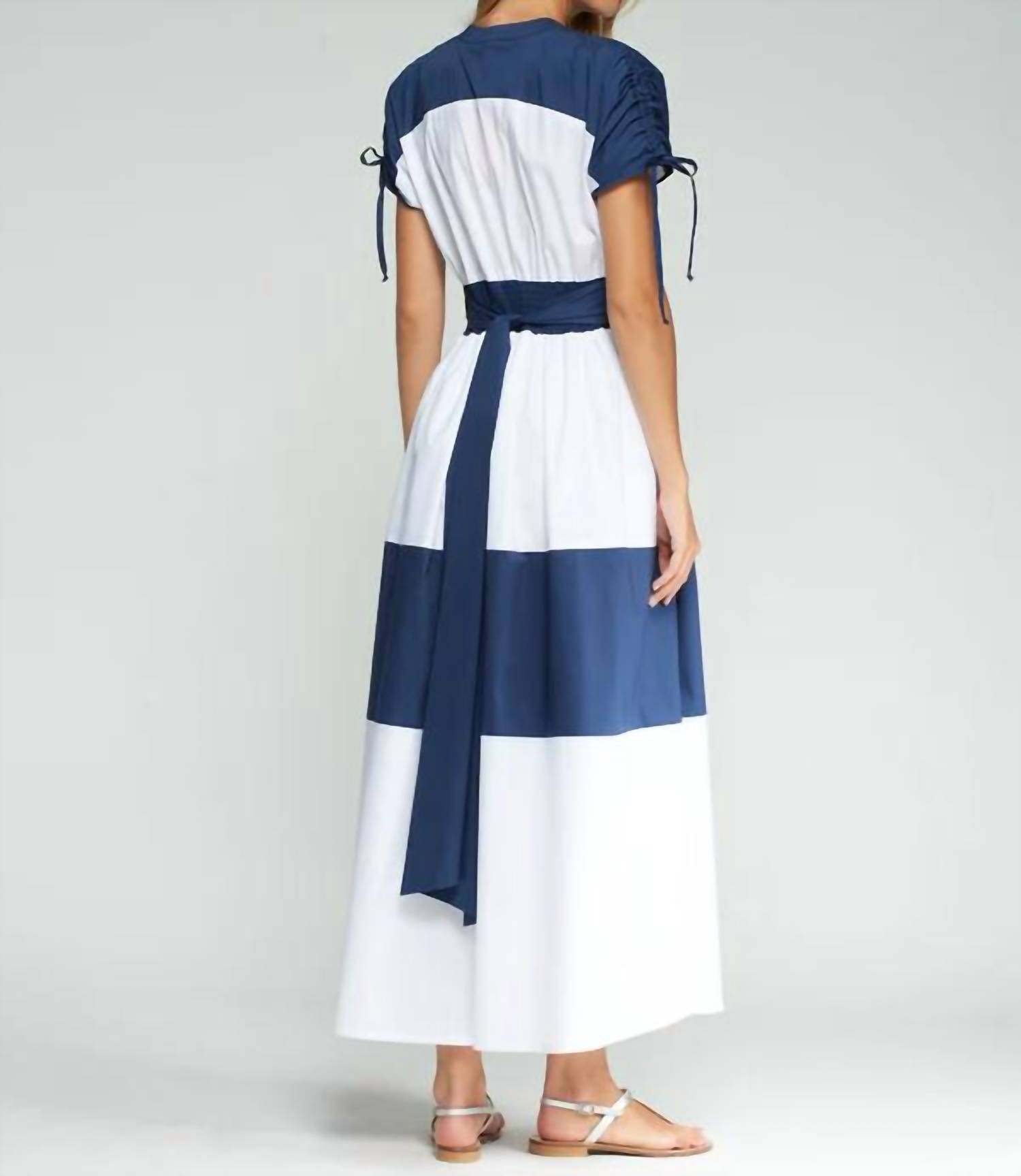 Vilagallo - Long Two-tone Dress