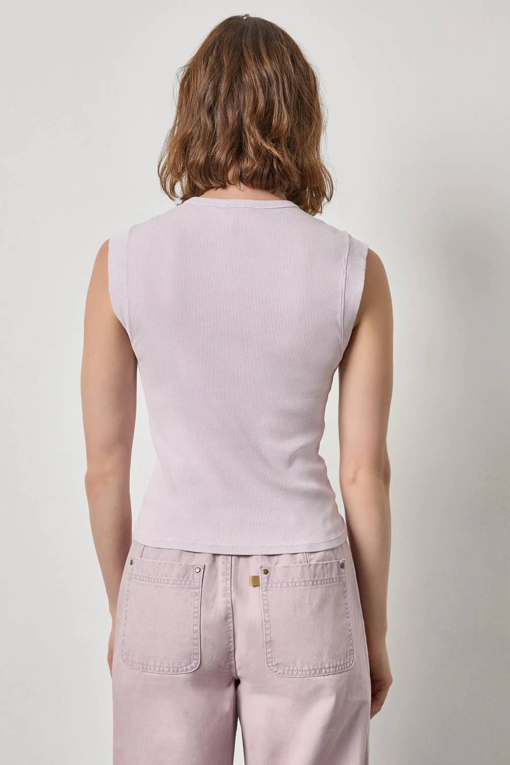 Lilla P - Sunwashed Cap Sleeve Henley Top