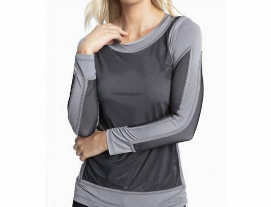 Anatomie - Laylin Jersey & Mesh Long Sleeve Top