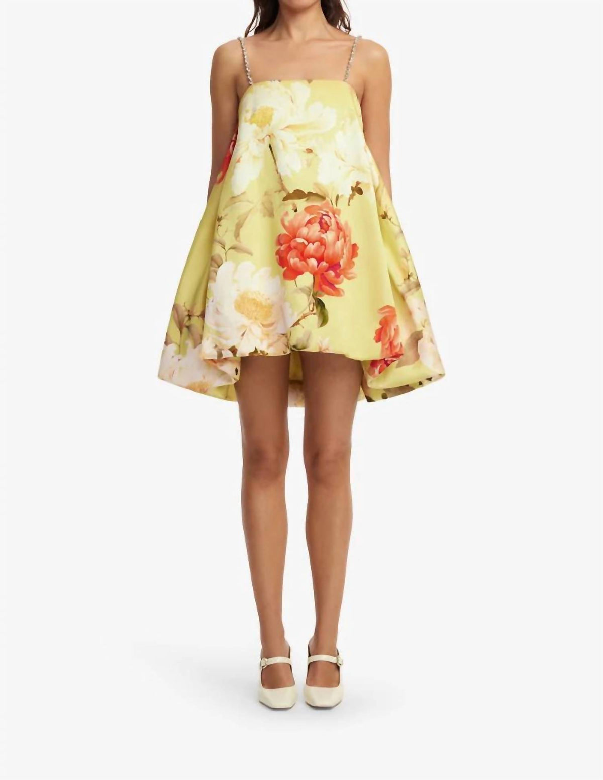 Leo Lin - Patsy Embellished Puff Mini Dress