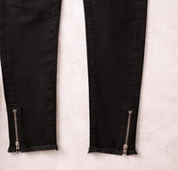 Kancan - Women's Frayed Skinny Jeans