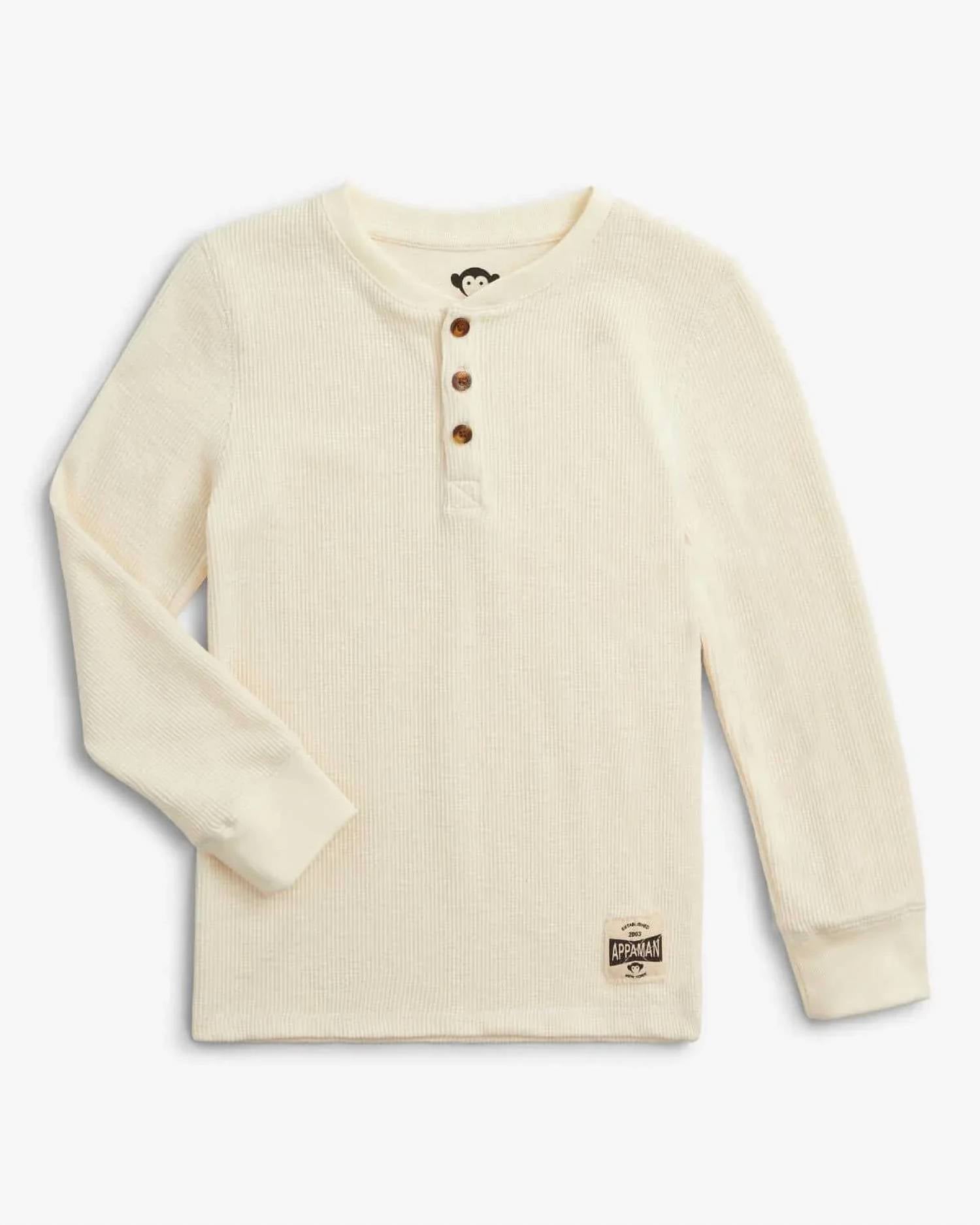 Appaman - Kid's Craftsman Thermal Henley Top