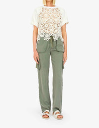 Le Superbe - Breezy Flower Pullover Top